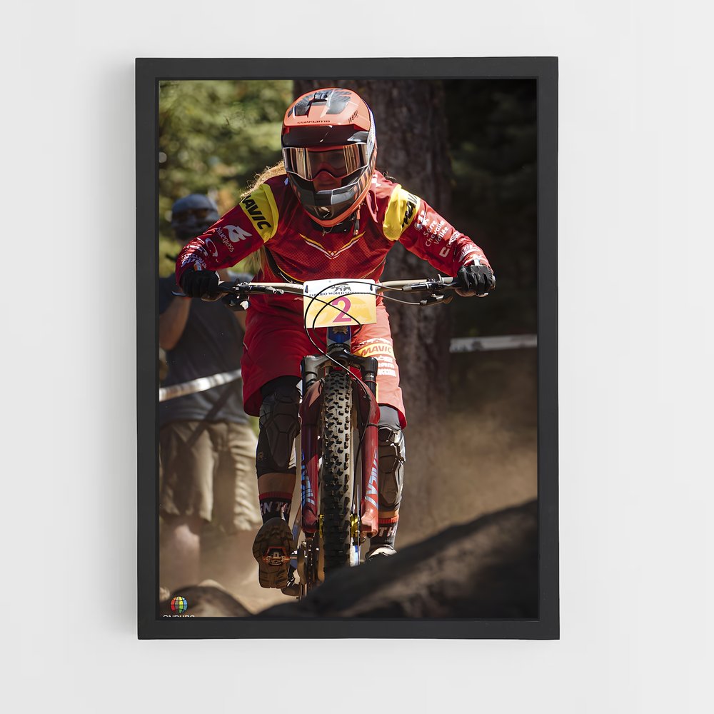 Poster Riders of the Trail – affiche Cyclisme (vue 2)